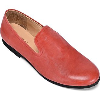 OLD TREND Heritage Genuine Leather Refined Comfort Slip On Loafer in Brick at Nordstrom, Size 7.5