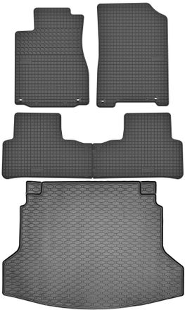 OEM Juego De Alfombrillas De Goma Para Coche Y Alfombrilla Para Maletero Para Honda Cr-v Iv Suv (2012-2018)