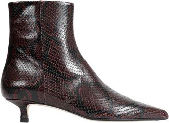 Aeyde Schoenen, Dames, Rood, 39 EU, Enkellaarsjes