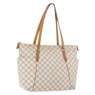 Louis Vuitton Pre-owned Tote Bags, female, Multicolor, Size: ONE SIZE Pre-owned Damier Azur Tote Bag