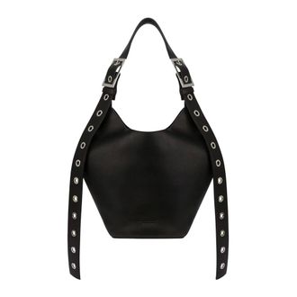 Dondup Shoulder Bags, female, Black, Size: ONE SIZE Small Hobo