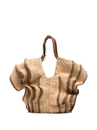 Zimmermann Kleine Goldentime-Tasche von Zimmermann aus Raffiabast