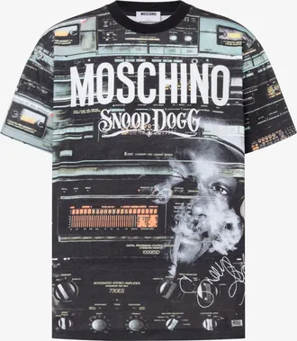 Moschino T-shirt Limited Edition in jersey di cotone organico - Nero