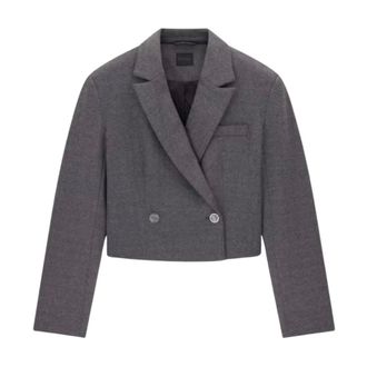 Guess Blazer Doppiopetto Corto Bertha - - Jackets - Donna - Grigio - M