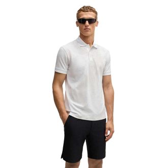 HUGO BOSS Heren Paddy 3 Poloshirt (Wit)