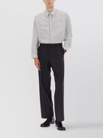 Sunflower striped long sleeve button-down shirt