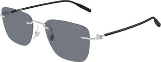 Montblanc MB0470S 002 Mens Sunglasses Size 54