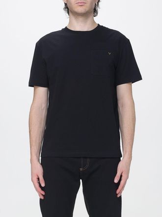 Valentino Garavani T-shirt in cotone con taschino e applicazione VLogo Signature