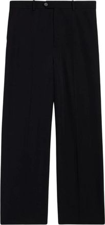 Balenciaga Grote Pantalons - Heren - Wijde Broeken - Zwart - M - Katoen - Broeken