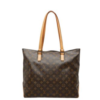 Louis Vuitton Monogram Brown Pvc Leather Shoulder Bag Tote Bag (Pre-Owned)