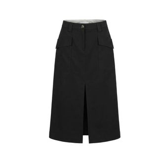 Emma & Gaia Dames, Rokken, Zwart, Maat: 2XL Katoen