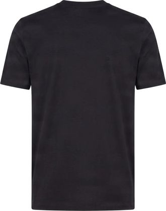 HUGO BOSS T-shirt met ronde hals - Heren - T-shirts - Zwart - XS - Katoen - Tops