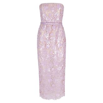 Retrof&ecirc;te Party Dresses, female, Pink, Size: M Rowena Midi Dress