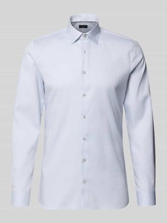 Olymp No. 6 Slim Fit Businesshemd mit Kentkragen in Silber, Gr&ouml;&szlig;e 37