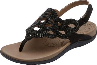 Rockport Ridge Sling Black Bling CJ1963 Womens