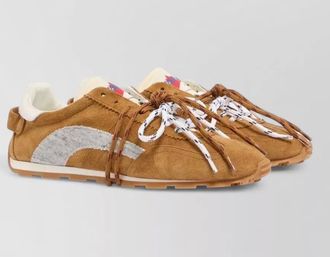Dsquared2 leather low-top sneakers