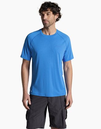 Craghoppers Mens Craghoppers Mens NosiLife SolarShield+ Short Sleeve T-Shirt - Blue - Size: 42