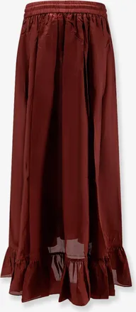 Zimmermann Womens Skirt Aster Silk Purple