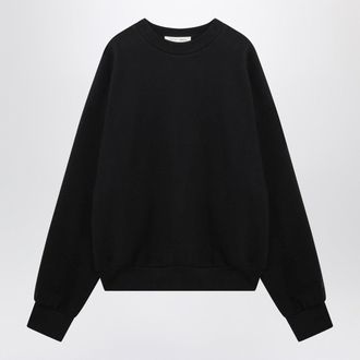 Fear of God Schwarz verwaschenes Rundhals-Sweatshirt