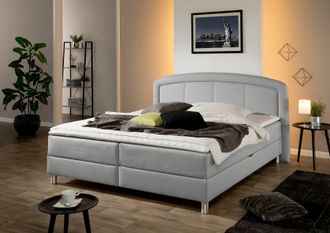 Maintal Polsterbett »Lucas« mit Bettkasten, in 4 Breiten und wahlweise 2 Matratzenarten