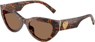 Dolce & Gabbana DG4536 347073 Womens Sunglasses Brown Size 55