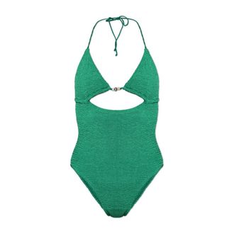 Bond-Eye One-piece, female, Green, Size: ONE SIZE Beaded Fowler One Piece