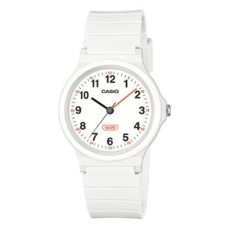 Casio Accessoires, Dames, Wit, ONE Size, Lq-24B-7Bef Klassiek Horloge