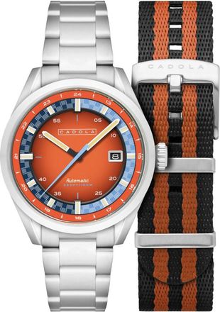 Cadola Paddock Automatic Orange Dial Mens Watch CD-1037-66