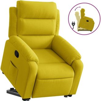 vidaXL Vidaxl - Sill&oacute;n Reclinable Elevable Terciopelo Amarillo