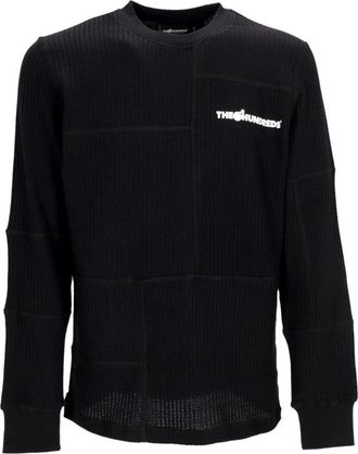 The Hundreds Stein L/S Tee - Heren - Ronde hals truien - Zwart - L - Katoen - Truien & Vesten
