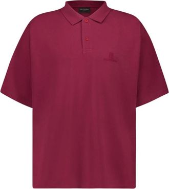 Balenciaga Regular Fit Polo Shirt - Heren - Polos - Rood - S - Tops