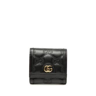 Gucci Pre-owned Wallets, female, Black, Size: ONE SIZE Pre-owned Quilted Wallet
