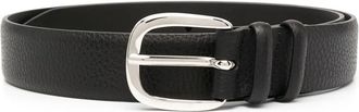 Orciani Leren Riem - Heren - Riemen - Zwart - 110 CM - Leer - Accessoires