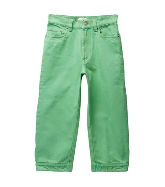 Versace Green Regular Mid Rise Jean