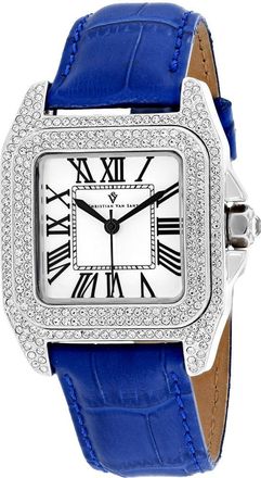 Christian Van Sant Womens Radieuse White Rectangle 41mm