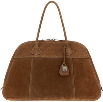 Miu Miu Brown Suede Vivant Shopping Bag Cacao Borse A Mano