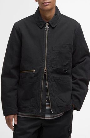 Barbour Cove Casual Cotton Jacket in Black at Nordstrom, Size X-Large