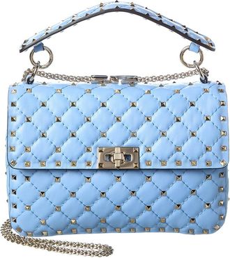 Valentino Rockstud Spike Medium Leather Shoulder Bag