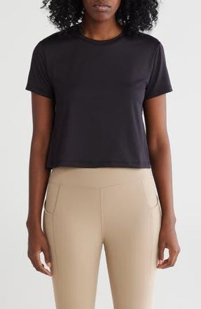 Gottex Mesh Back T-Shirt in Black at Nordstrom Rack, Size Large