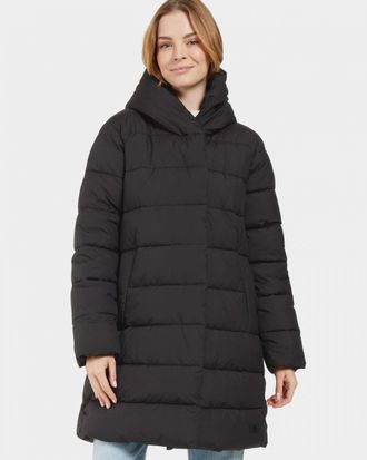 Didriksons 1913 Nella Womens Puffer Parka - Black - Size 10 UK