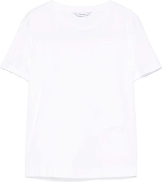 Max Mara Pure T-shirt - Dames - T-shirts - Wit - L - Katoen - Tops