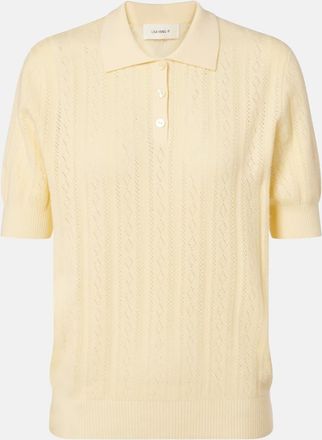 Lisa Yang Polo Cristine in cotone e cashmere