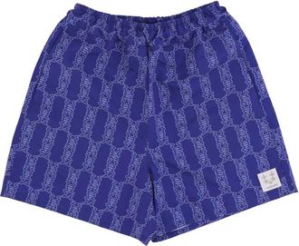 Usual Paarse Impact Shorts - Heren - Bermuda - Paars - XL - Polyester - Korte Broeken