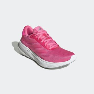 adidas Laufschuh ADIDAS PERFORMANCE SUPERNOVA EASE, Damen, Gr. 37, silber (pink fusion, shock pink, silber metallic), Synthetik, Textil, Schuhe Laufschuh