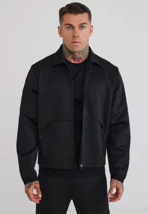 Siksilk Hombre Negro Top de Ch&aacute;ndal con Cinta Adhesiva XXL