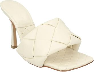 Bottega Veneta Slipper & Pantoletten - Lido Mule White - Gr. 36 (EU) - in Beige - für Damen