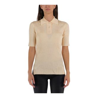 Jil Sander Dames, Tops, Beige, Maat: XL Viscose