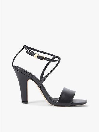 Tommy Hilfiger Sandalias de tac&oacute;n en piel