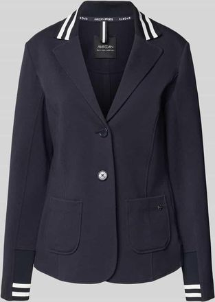 Marc Cain Blazer mit Reverskragen in Marine, Größe 34