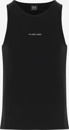 44 Label Group Mens Cotton Tank Top Black Vests & Tanks